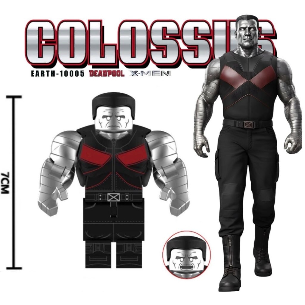 figure Colossus figure x men figure x-men figure deadpool movie colossus figure avengers  x- men
