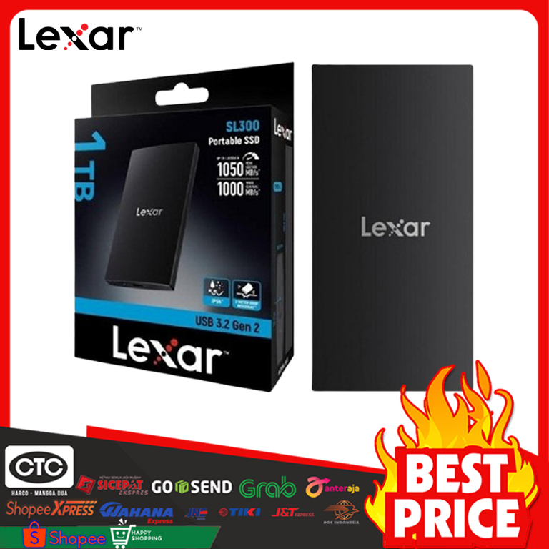 SSD EXTERNAL LEXAR SL300 1TB USB-C 3.2
