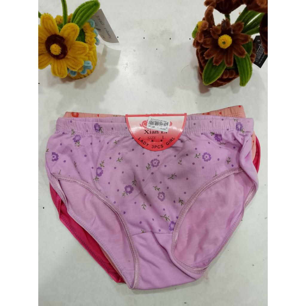 CD WANITA XIAN ER  CELANA DALAM WANITA LEMBUT CD XIAN ER CD KATUN
