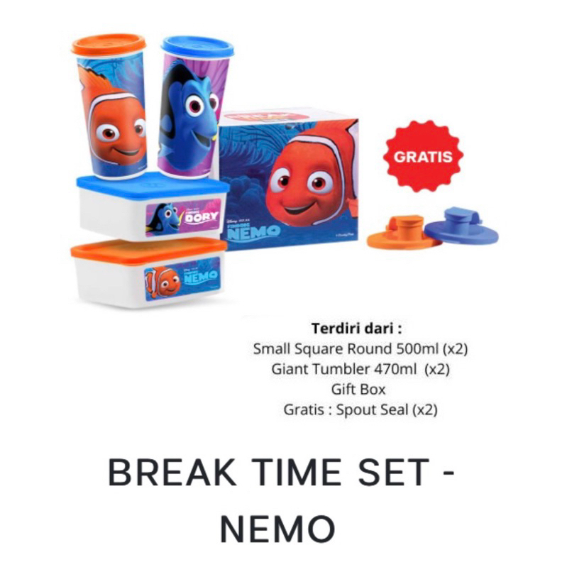 bekal break time tupperware lunch box