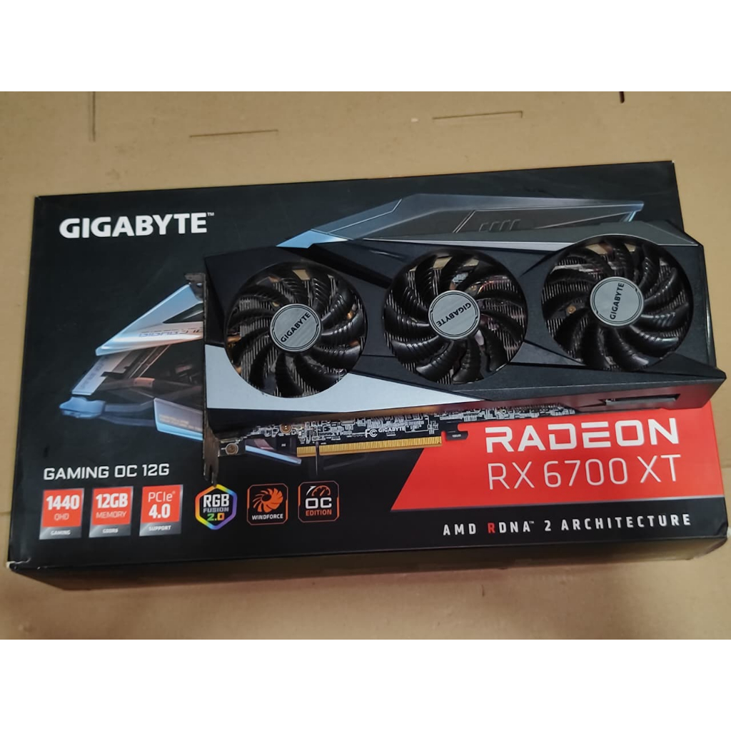 VGA GIGABYTE RADEON RX 6700XT | RX 6700 XT GAMING OC 12GB - 2ND