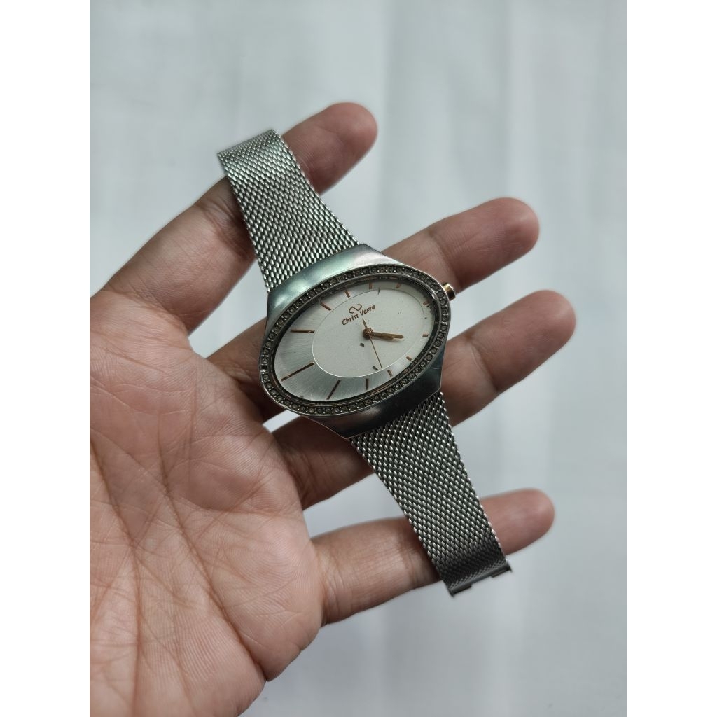 jam tangan vintage unik crist verra rare