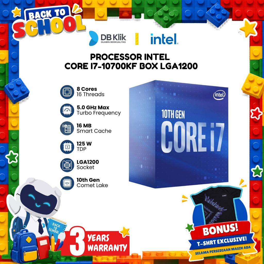 Intel Processor Core I7-10700Kf Box Lga1200 - Proc Core I7 10700