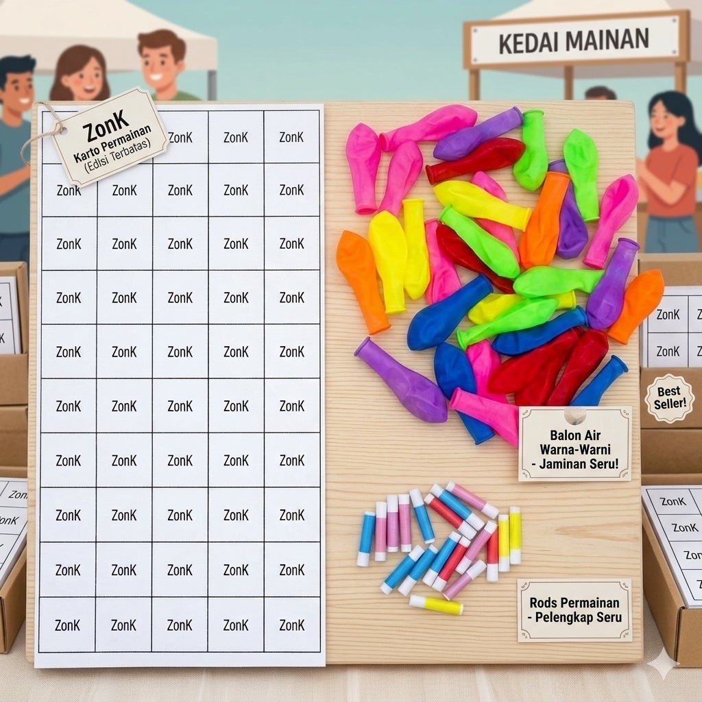 Tambahan Zonk Untuk Balon Cabutan Berhadiah Siap Pakai Murah Dan Mudah