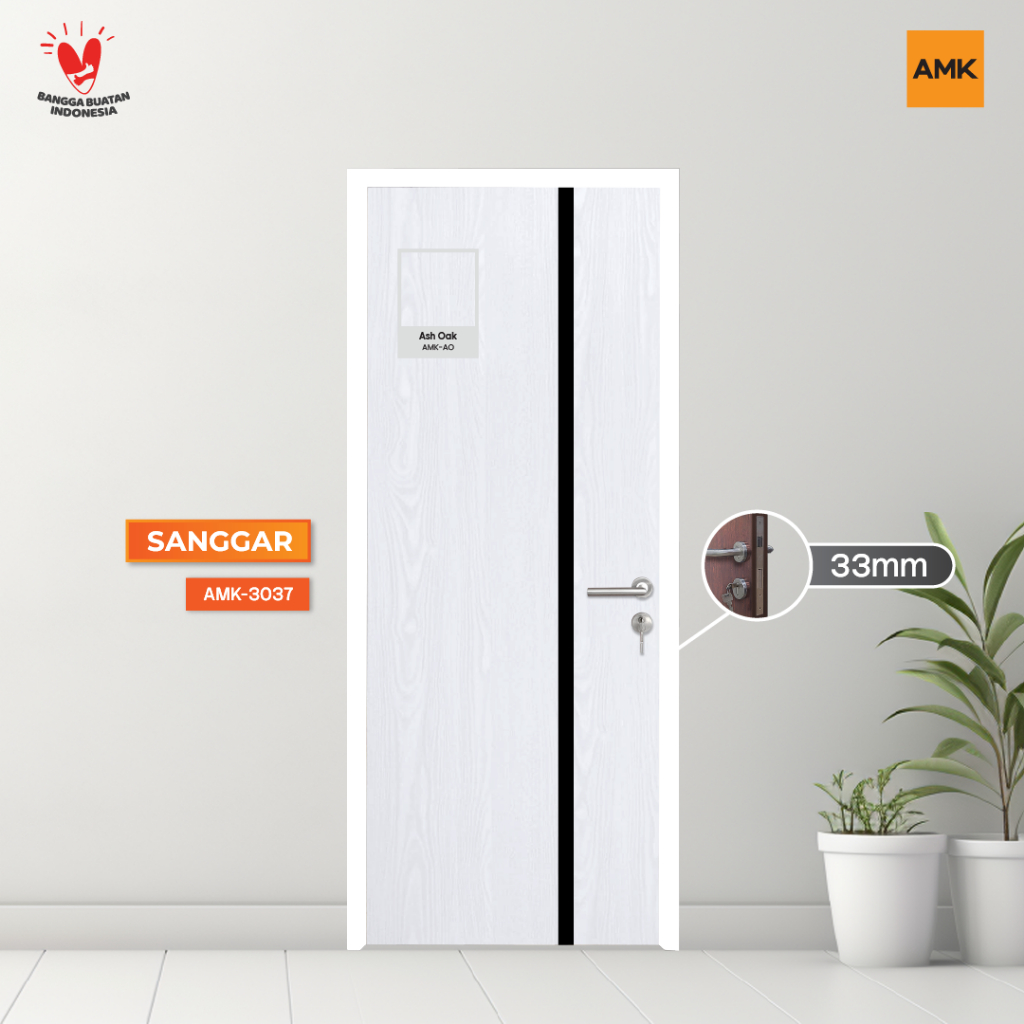 Sanggar 33 Ash Oak, Panel garis vertikal