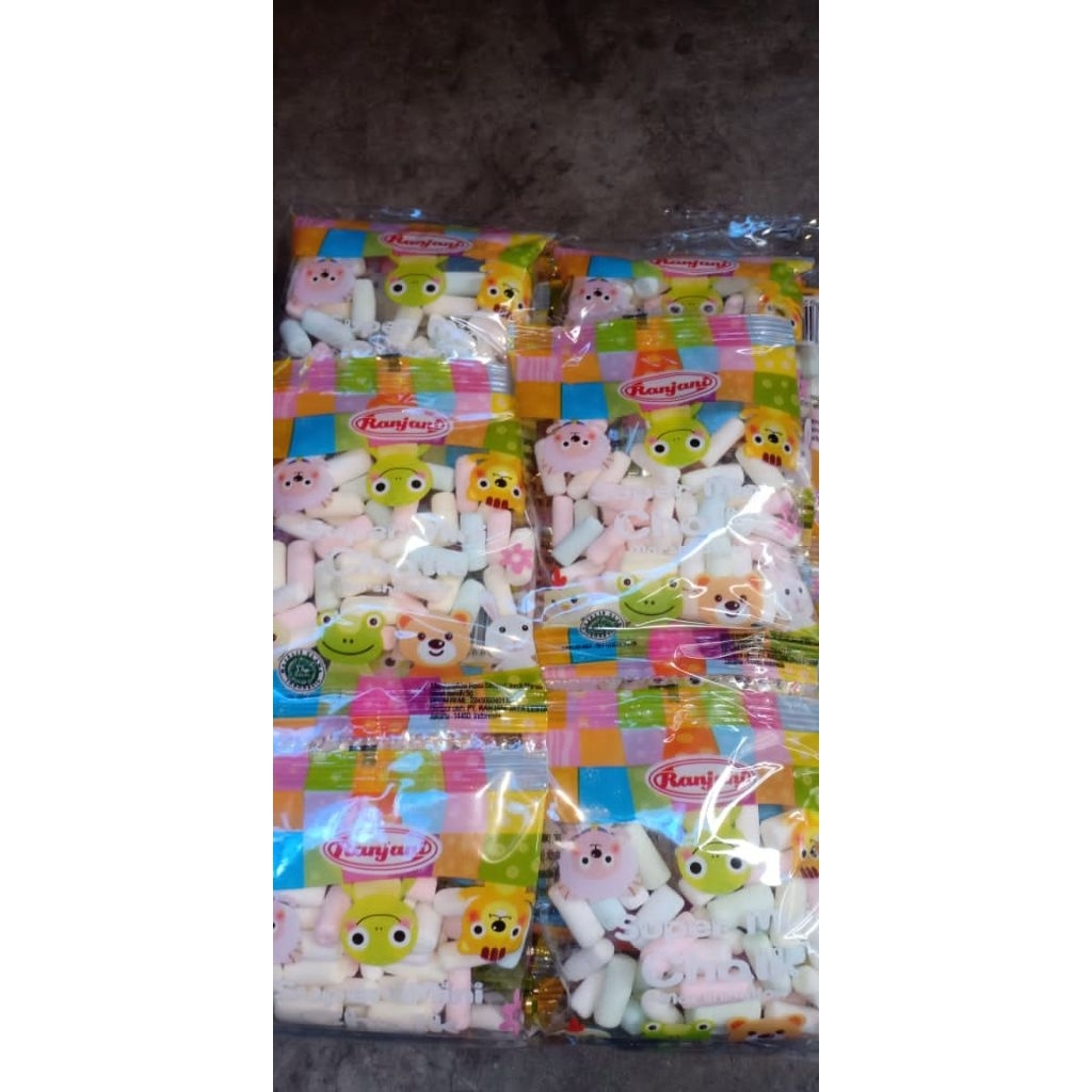 Mini Chalk Marshmallow Rasa Buah - Aneka Rasa, Lembut, Bentuk Unik