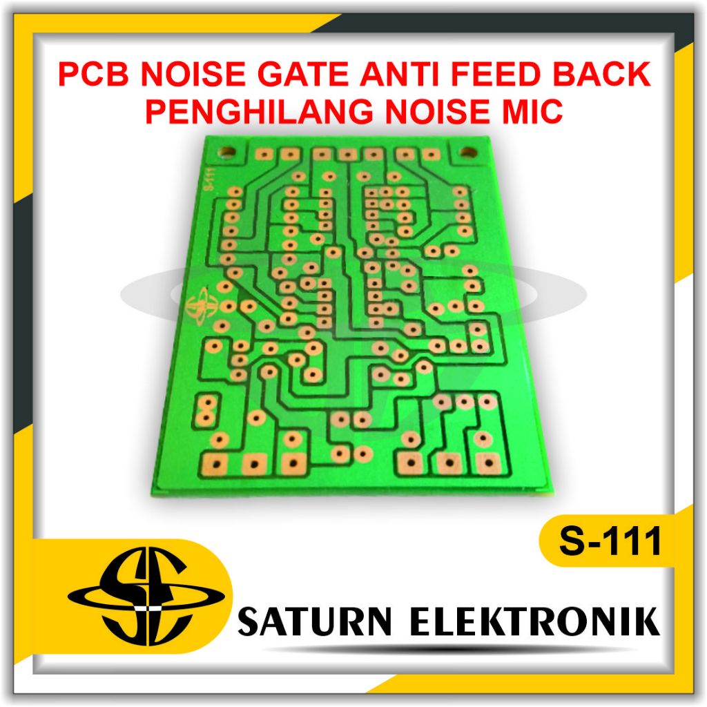 PCB NOISE GATE ANTI FEED BACK PENGHILANG NOISE MIC S-111
