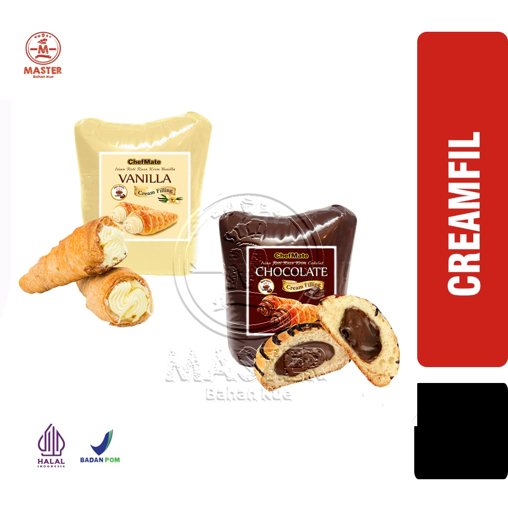 Cream Filling Chefmate Cremfil Creamfil Creamy Selai Isian Roti [1 pcs]