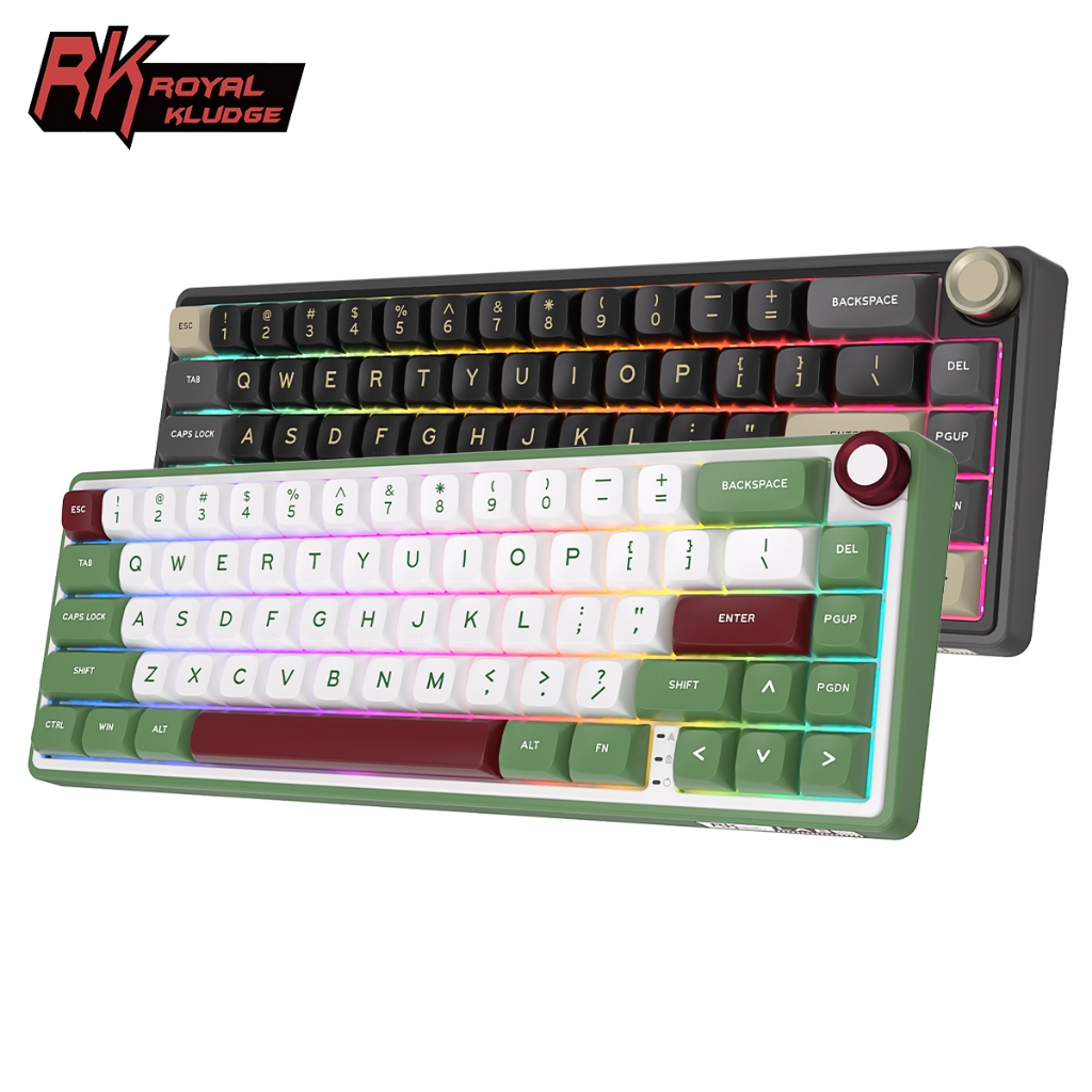 RK ROYAL KLUDGE RK R65 Gasket RGB Hot Swapple Mechanical Keyboard