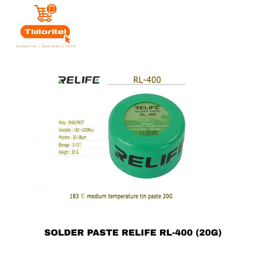 TIMAH PASTA RELIFE RL-400 (20G)