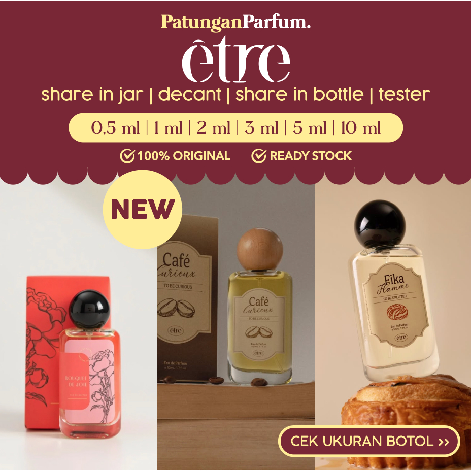 Decant Etre - Cafe Curieux Matcha Muse Pain Perdu Fika Flamme JEUX MOONLIGHT ROSA TUBEROSA SANTAL BE