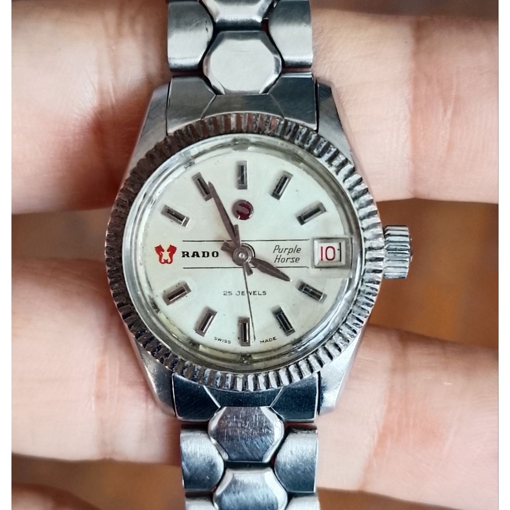 Vintage Rado Purple Horse Automatic Lady Swiss