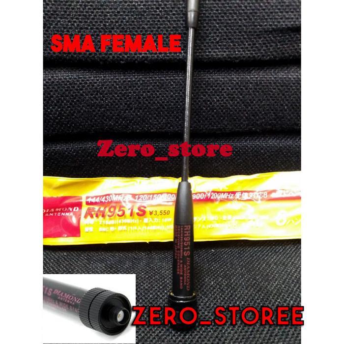 Dual Band VHF UHF Antena HT diamond RH951S SMA Female Dualband baofeng rh951 rh-951 rh-951s Dual Ban