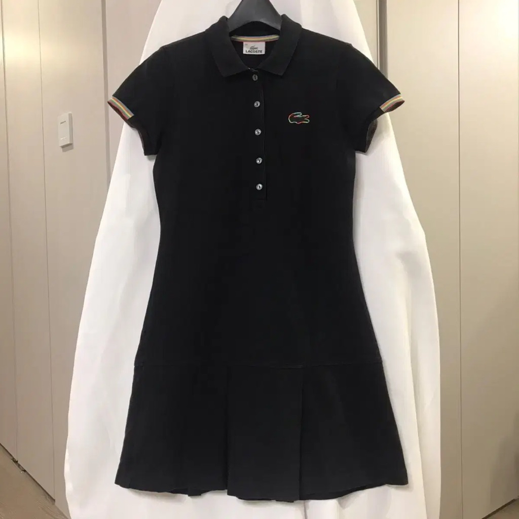 Lacoste Polo Dress Black Rample