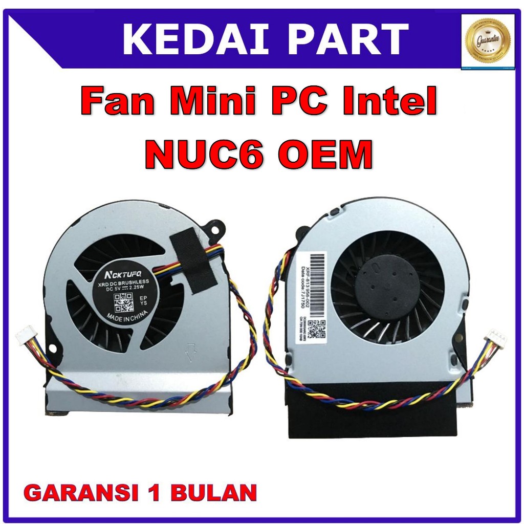Kipas Fan Intel Skull Canyon NUC6 NUC 6 i3 i5 i7 NUC6I7KYK KSB0605HB KSB0605HBW5Y OEM