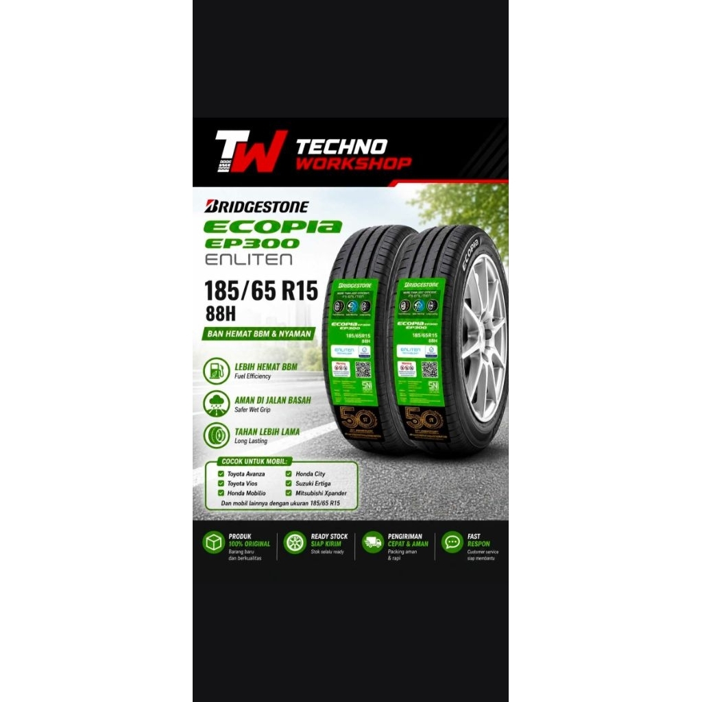 BRIDGESTONE ECOPIA EP300 185/65 R15