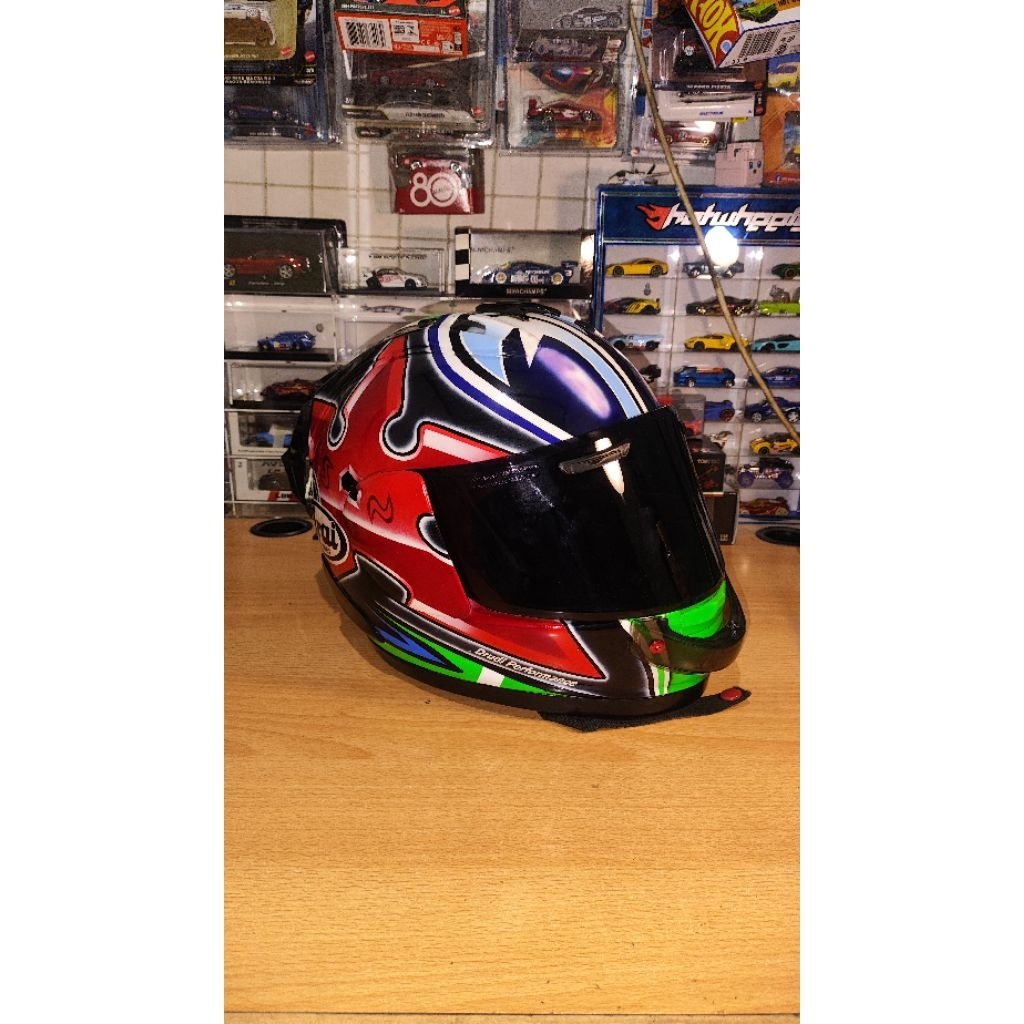 forsale helm custom ala arai RX7 Nakano shuriken