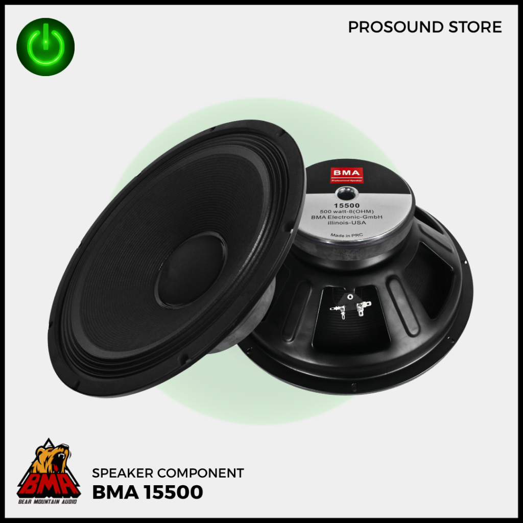 Speaker Component BMA 15500 / Spiker / Speker komponen 15 Inch