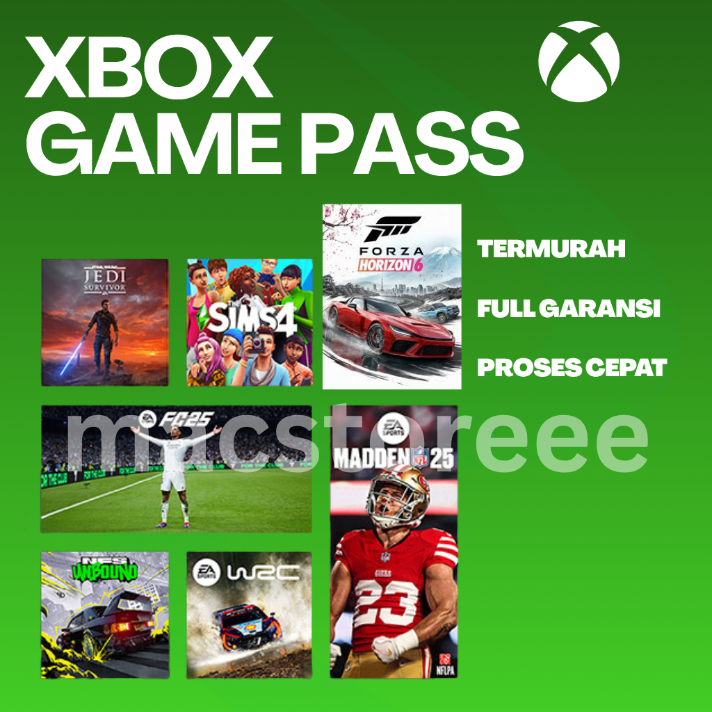 XBOX/MICROSOFT GAME PASS PC PASS 1BULAN / BISA ONLINE / BERGARANSI