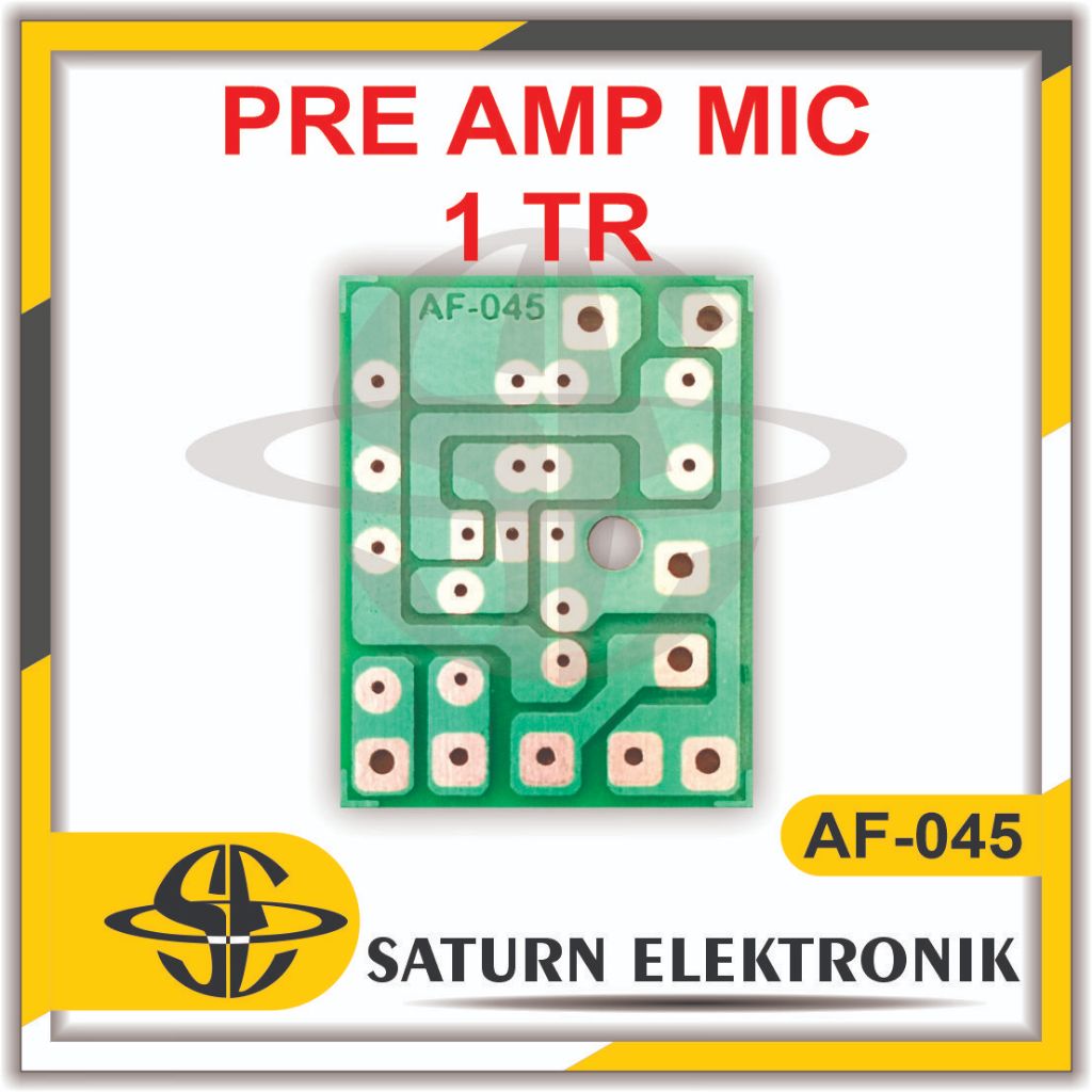 PCB Preamp Mic 1 Transistor AF-045