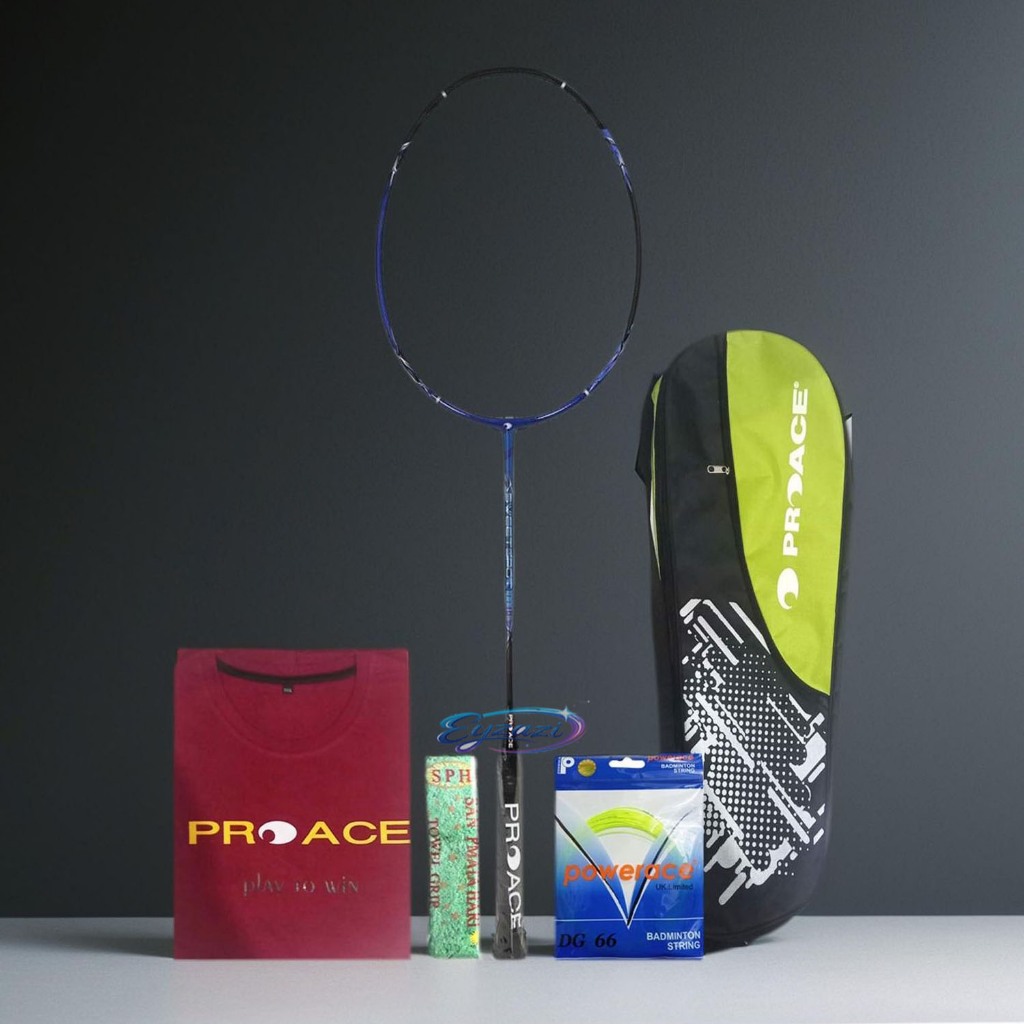 ProAce Sweetspot 1000 III Bonus Komplit Raket Badminton Pro Ace Sweetspot 1000 III