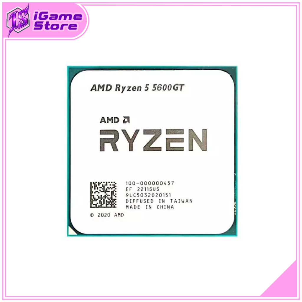 Processor AMD Ryzen 5 5600GT TRAY + FAN 6-Cores 4.6 Ghz AM4