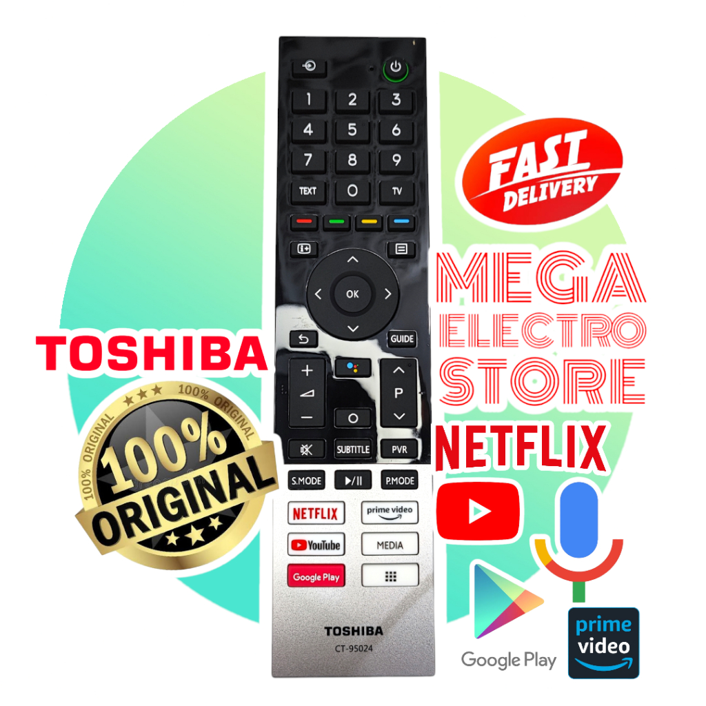 REMOTE TV TOSHIBA SMART CT-95024 ORIGINAL