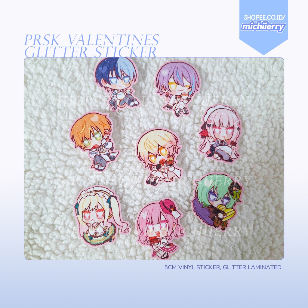 PROJECT SEKAI Fanmerch - Valentines Glitter Sticker