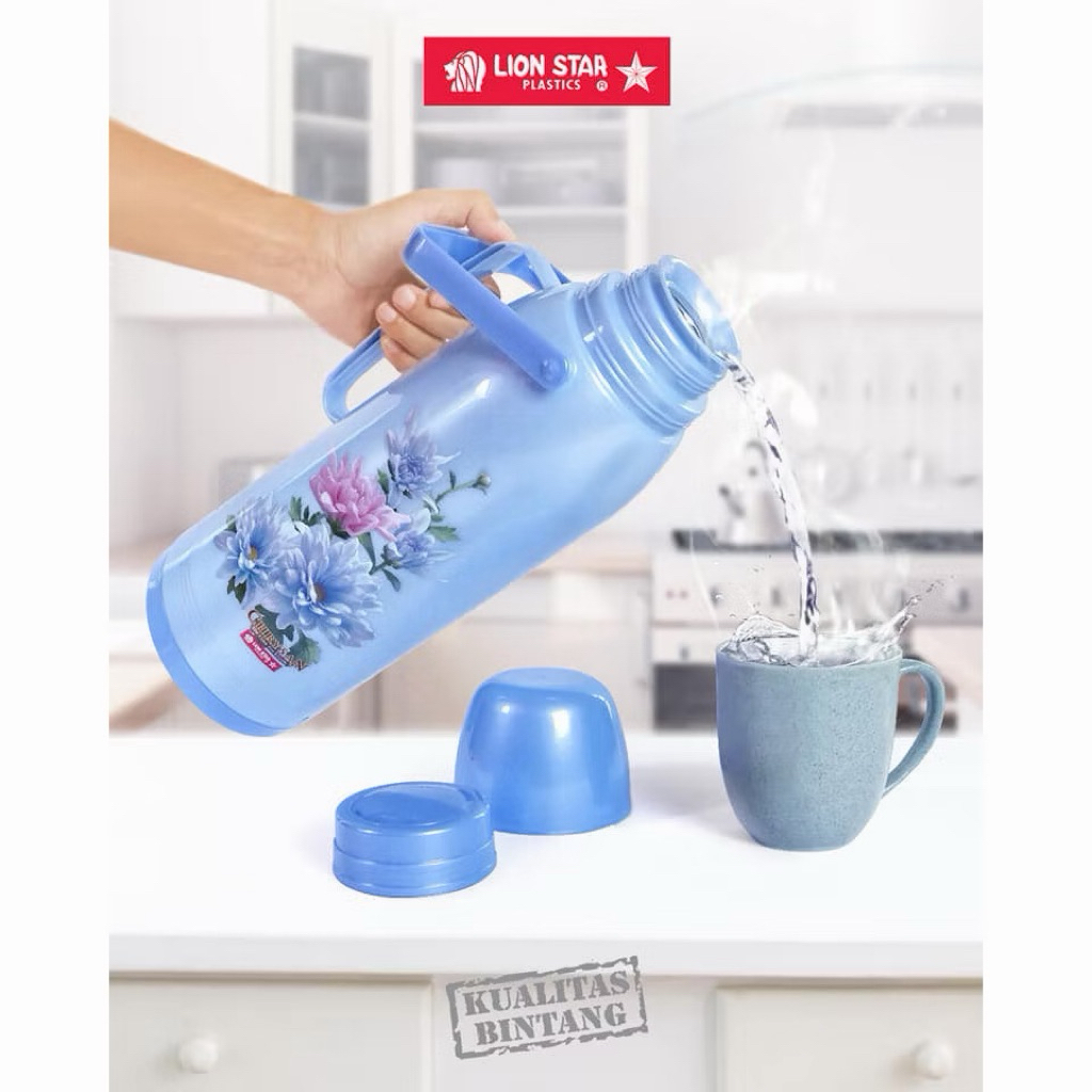 Termos Air Panas Lion Star Solaris 2 Liter - Tahan Panas, Food Grade, Kapasitas Besar