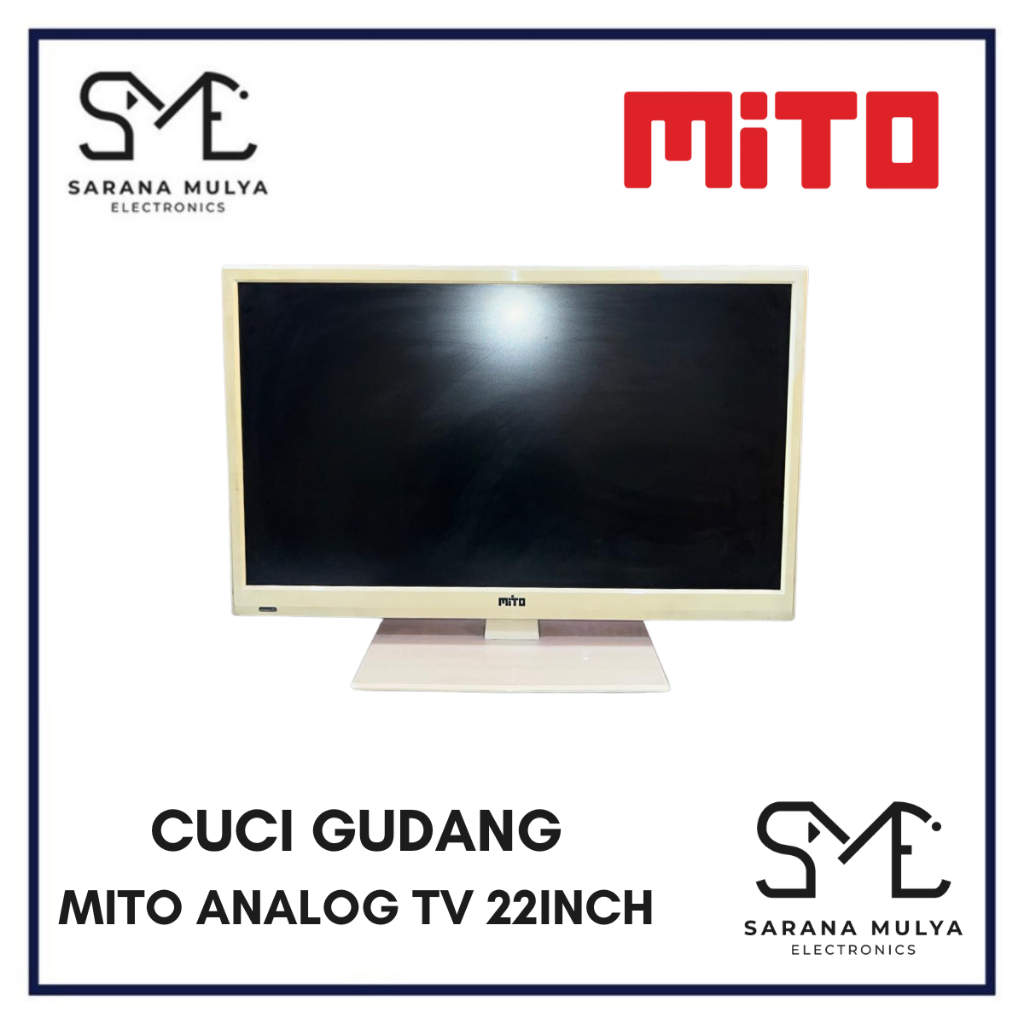 PROMO CUCI GUDANG - MITO TV ANALOG 22INCH -22A298 - PROMO MURAH