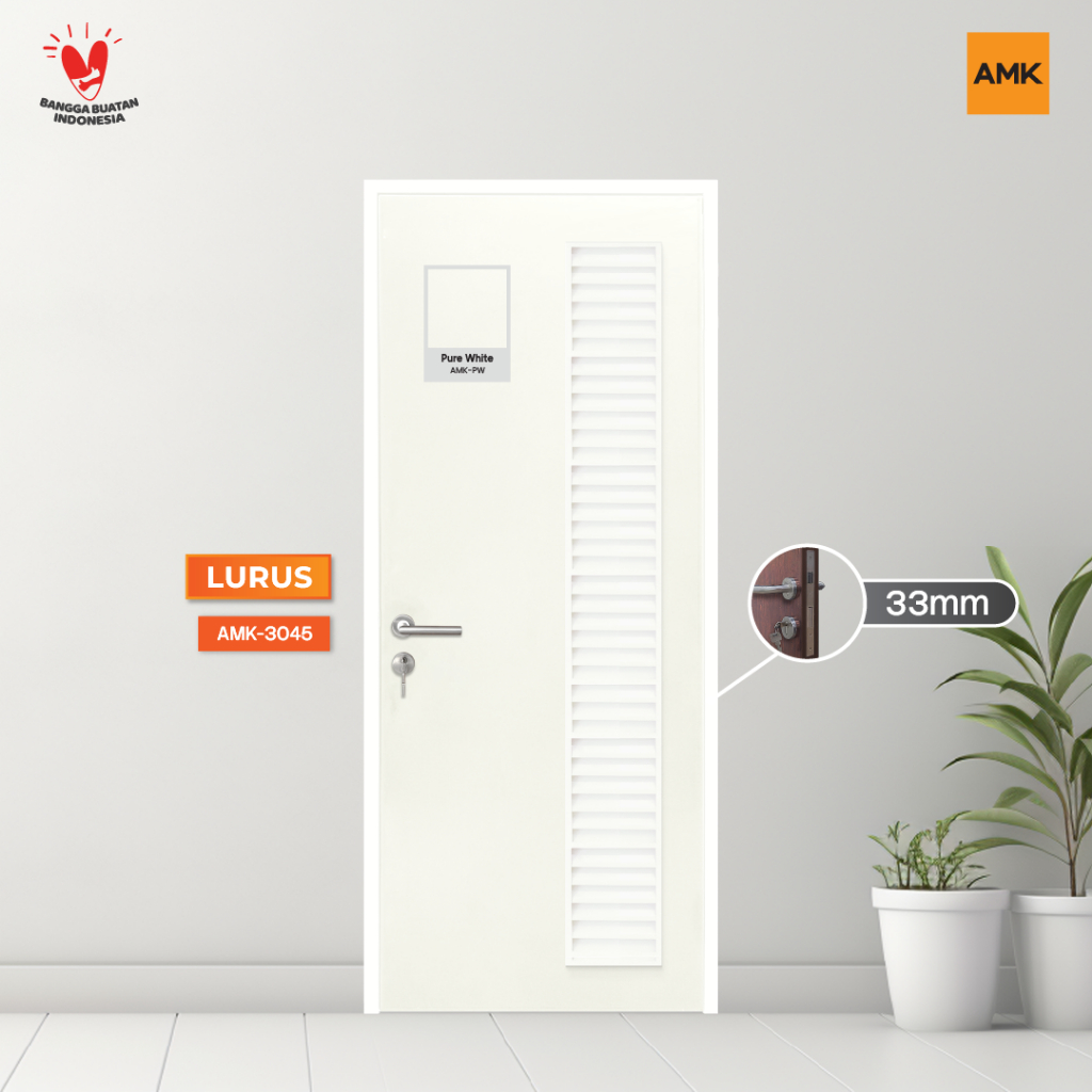 Lurus 33 Pure White, Panel garis vertikal