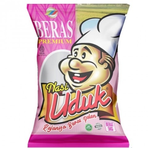 Beras Uduk - Premium, Lembut, Mudah Masak/ Beras Uduk Pink 5Kg