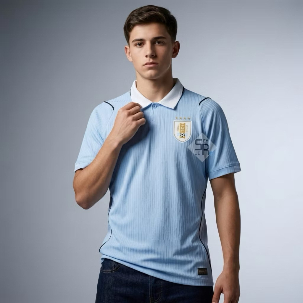 PLAYER ISSUE Jersey Uruguay Home World Cup 2026 2027 - Jersey Uruguay Piala Dunia Terbaru High Quali