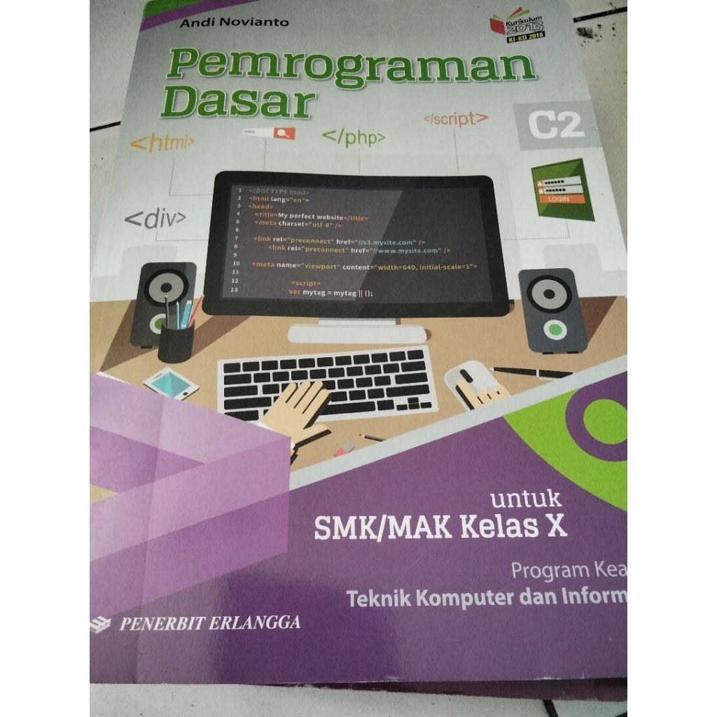 Pemrograman dasar SMK kelas X