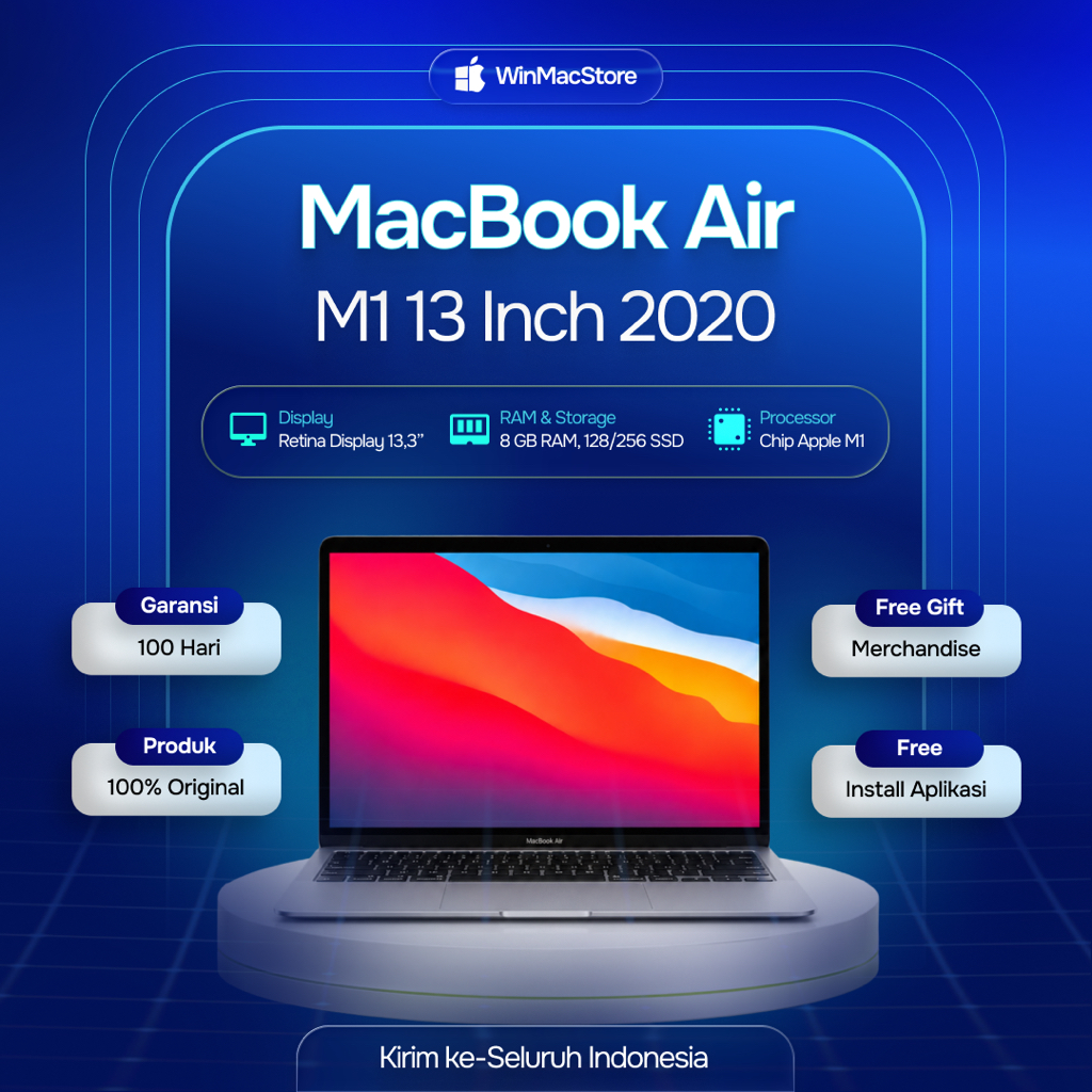 MacBook Air M1 13'' 2020 | RAM 8 GB | SSD 128/256 GB Space Grey | Second