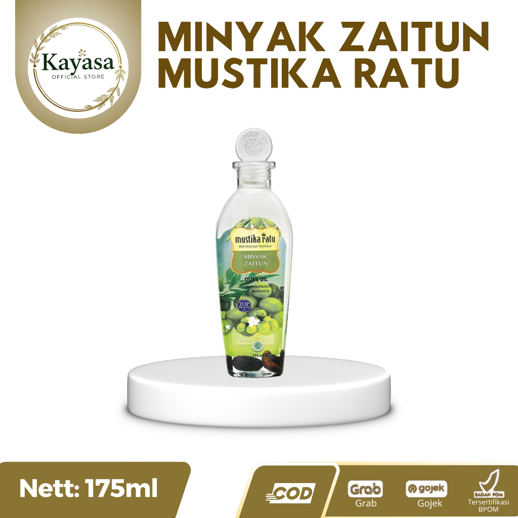 Minyak Zaitun Mustika Ratu 175ml | Minyak Zaitun Untuk Perawatan Kulit dan Rambut