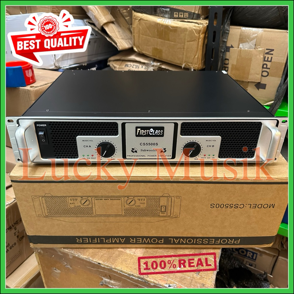 power firstclass cs5500s original 2 channel cs 5500 first class