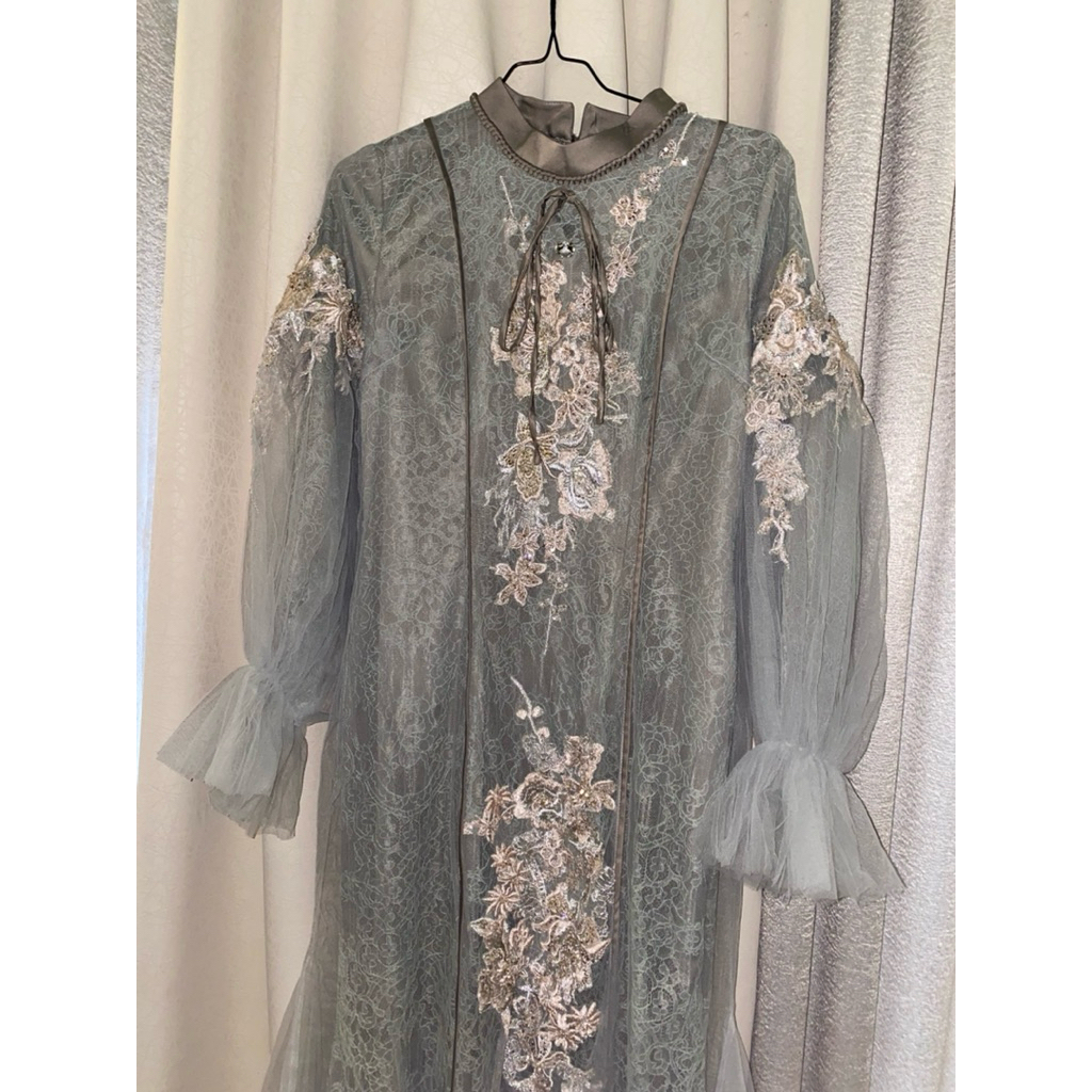 preloved ayu dyah green dress size L