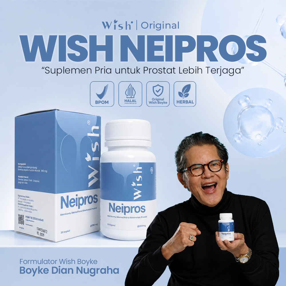 WISH NEIPROS Dr Boyke Obat Prostat BPOM Halal