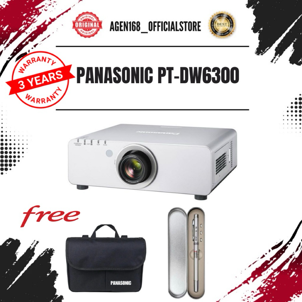 Proyector Panasonic PT DW6300 6000 Ansi