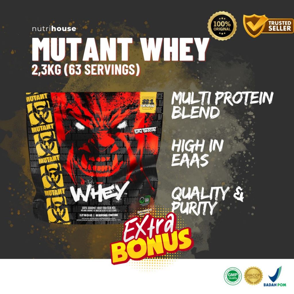 Mutant Whey Protein 5lb 2,3kg Whey Protein Concentrate