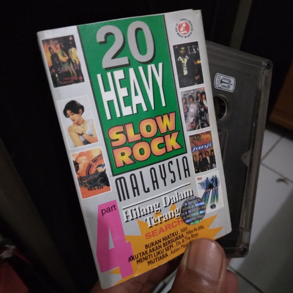 Kaset 20 Heavy Slow Rock Malaysia