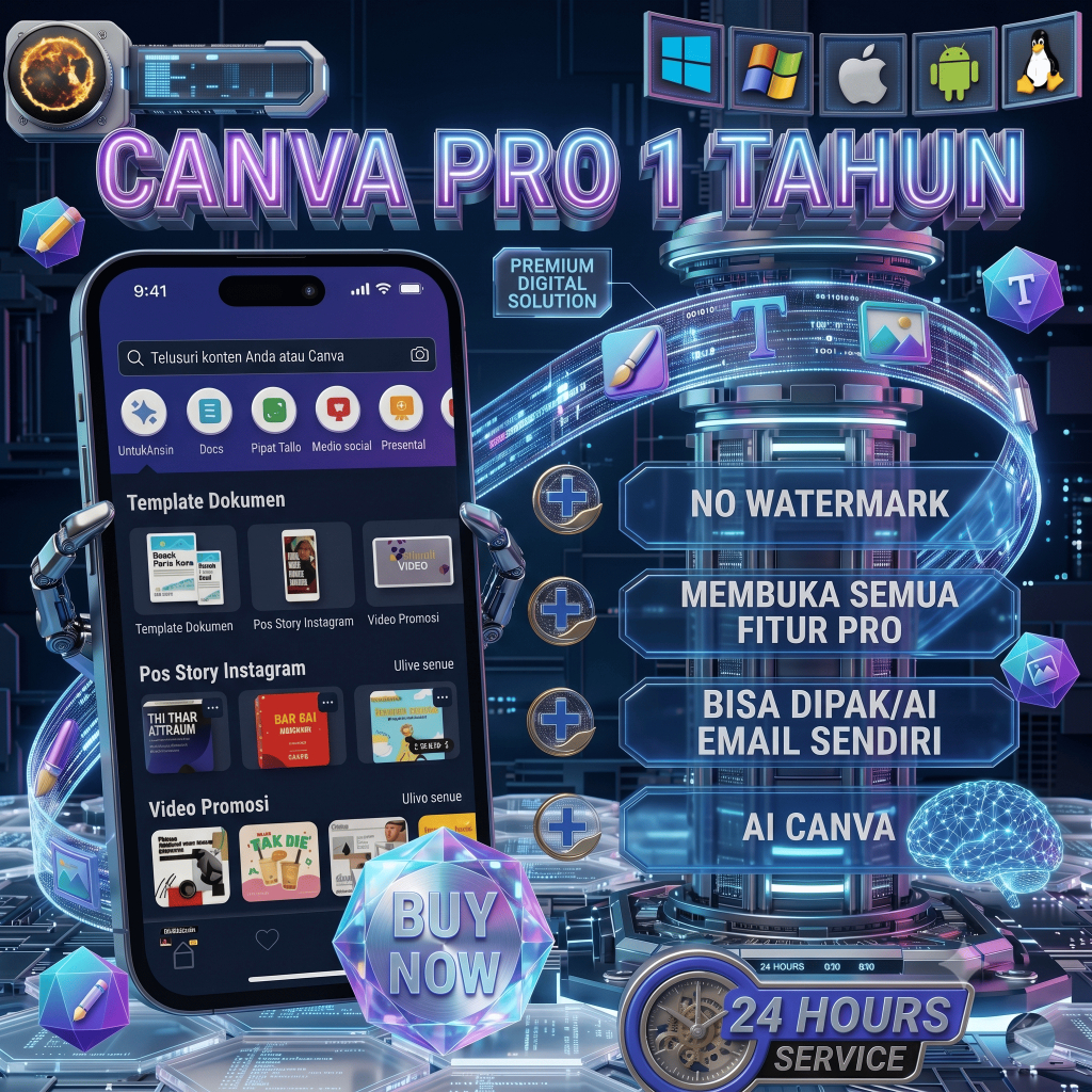 Template Canva Edu Desain Siap Pakai Dan Edit Full Akses– Kirim via Email