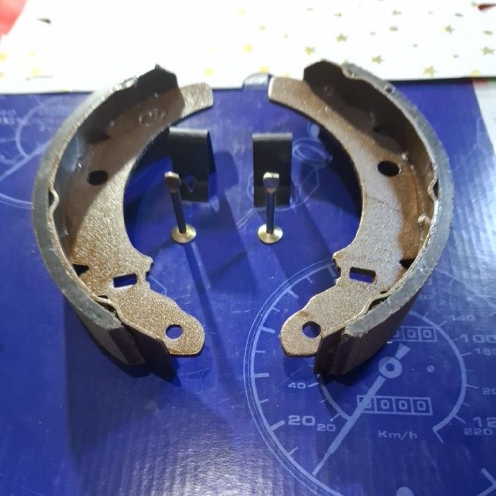 kampas rem asli bajaj tvs king /tvs box/tvs pick up/ tvs bajaj roda tiga / bajaj biru