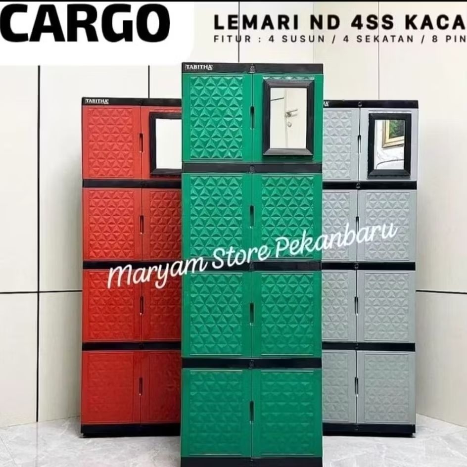 (CARGO) Lemari tabitha susun 4 Lemari tabitha susun 3 Lemari plastik tabitha