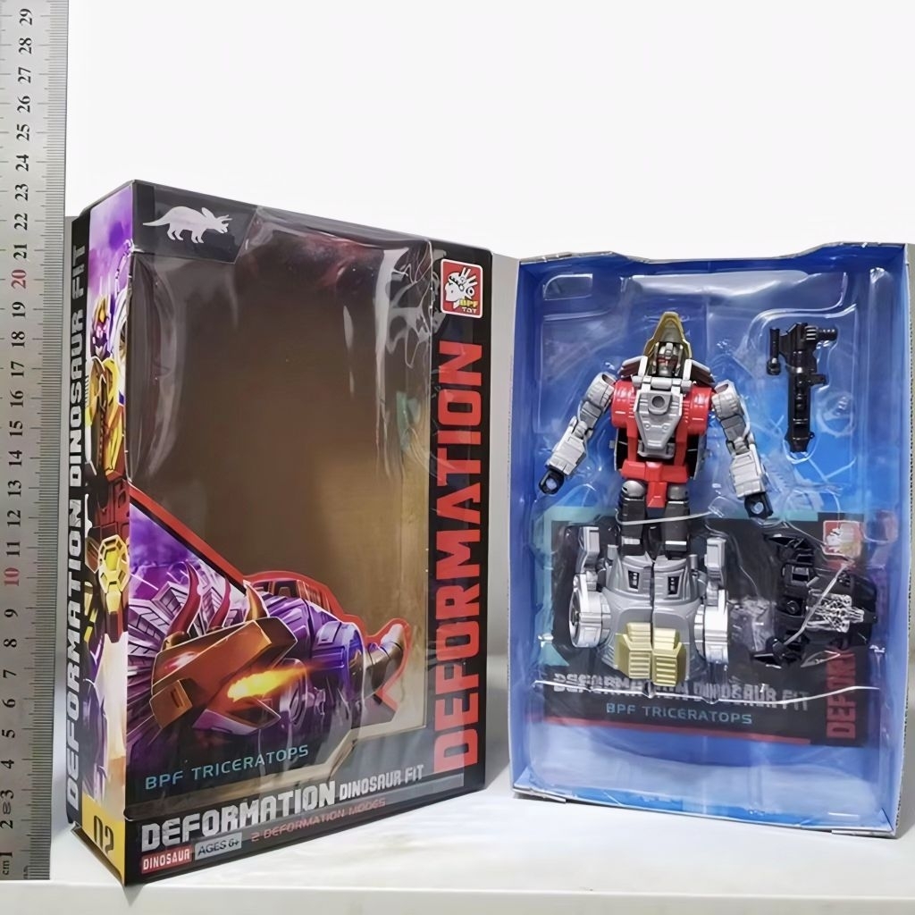 figure slug transformer figure dinobot transformer figure robot dinosaurus figure Triceratops robot 