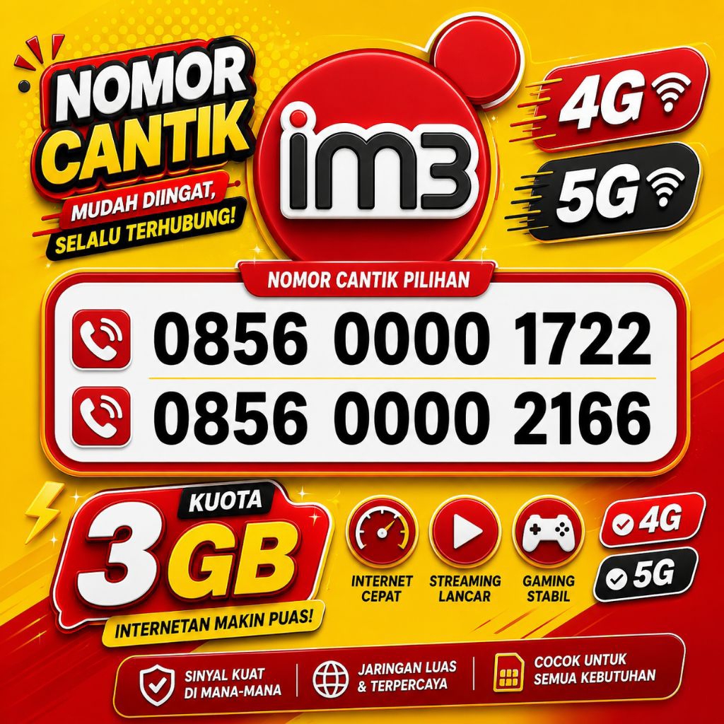 nomor cantik indosat 0000 elegan mewah