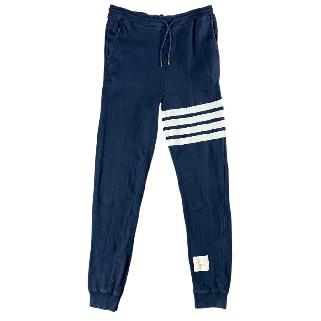 Thom Browne 4-Bar Sweatpants Navy Original MJQ008h00535068