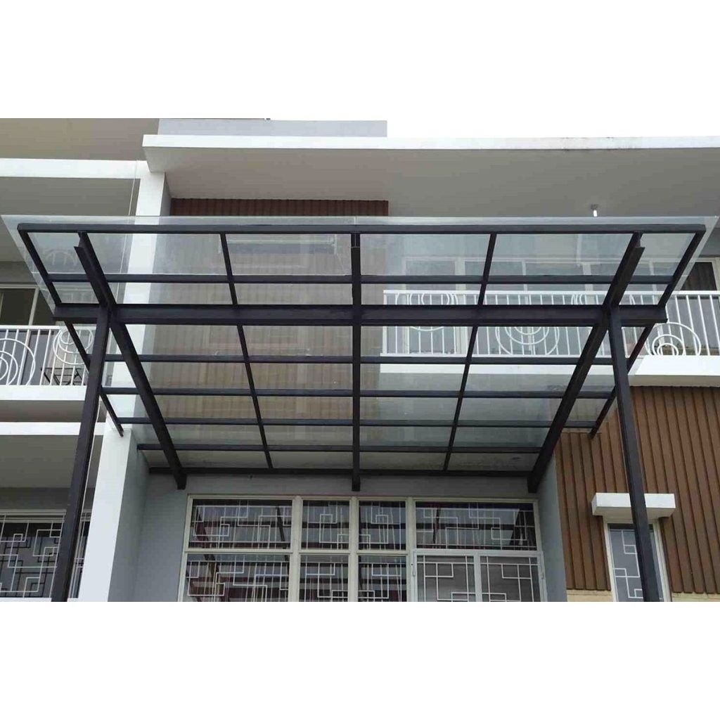 Kanopi Alderon / Kaca Tempered 10 Mm