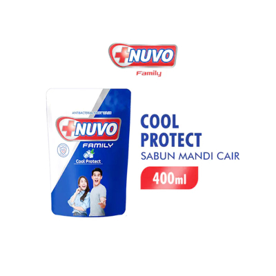 Nuvo Family Sabun Mandi Cair Cool Protect 400 ml